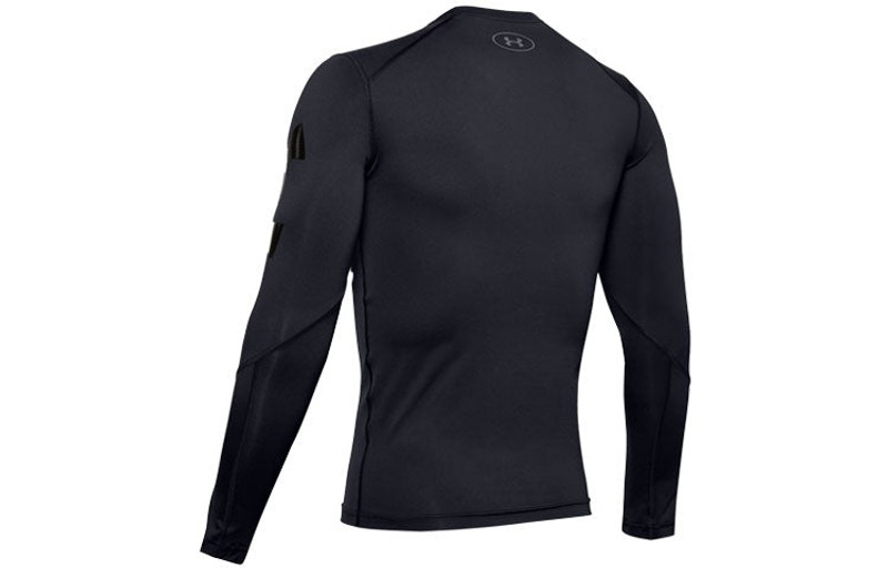 Under Armour Men's Under Armour UA HeatGear Armour Long Sleeves Sports Long Sleeves Black 1351817-001 outlook