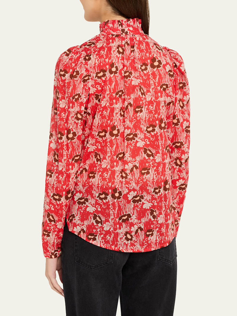 Artemis Printed Long-Sleeve Blouse 3