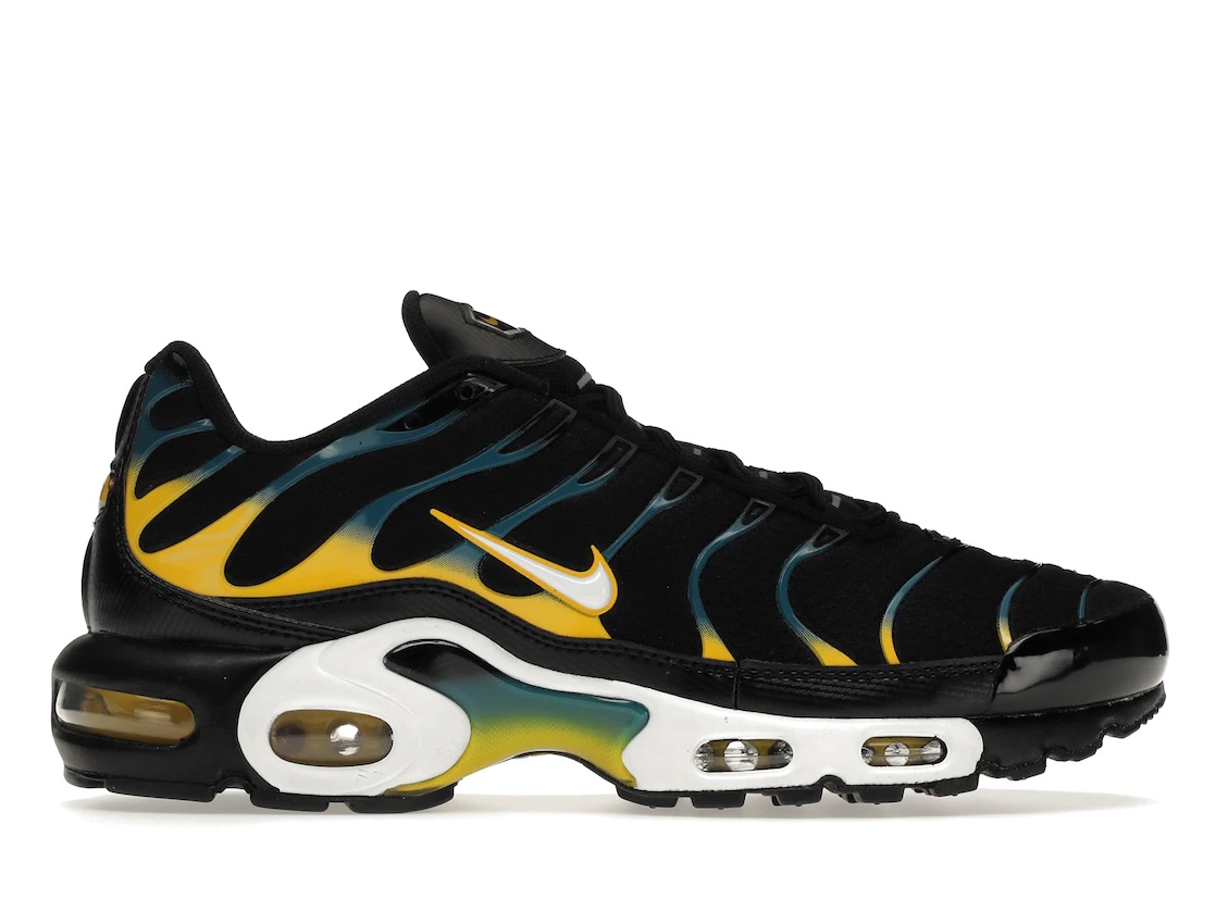 Nike Air Max Plus Black Teal Yellow - 1