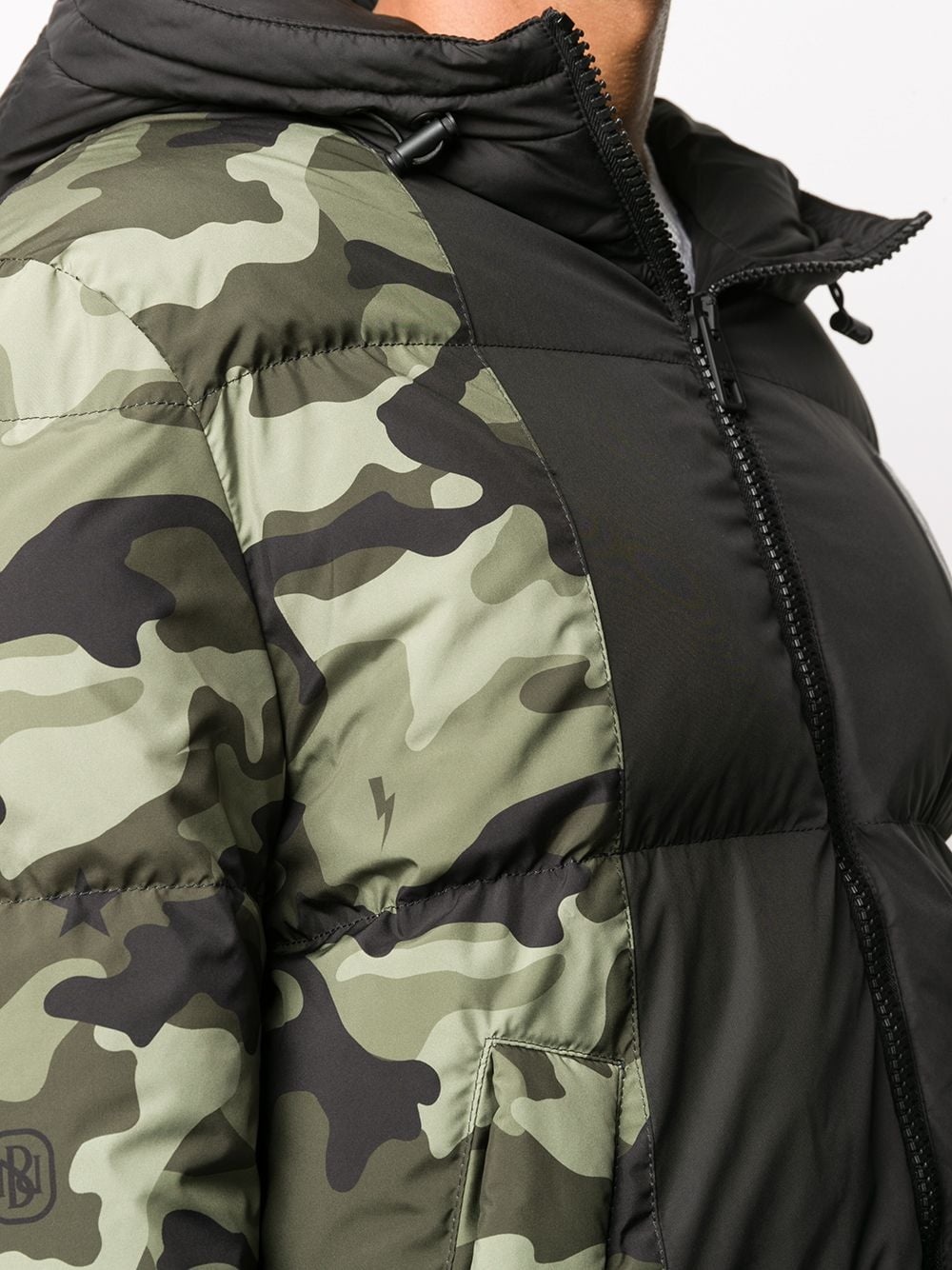 camouflage-print puffer jacket - 5