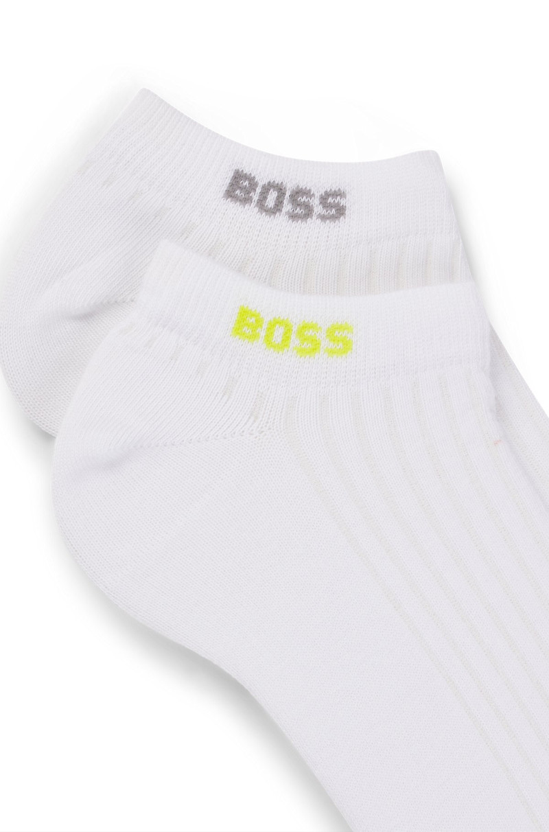 BOSS TWO-PACK OF ANKLE SOCKS IN A COTTON BLEND outlook