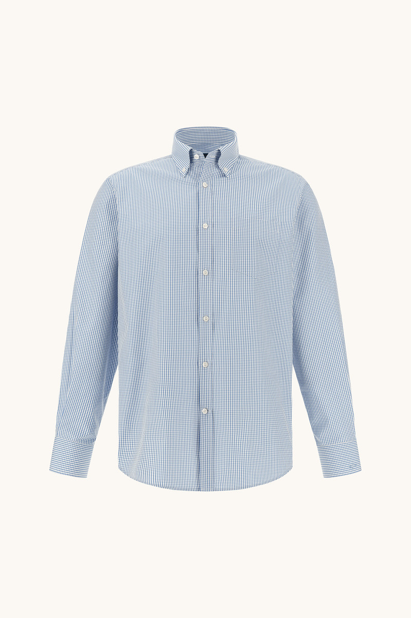 COTTON POPLIN SHIRT SOFFIO - 1
