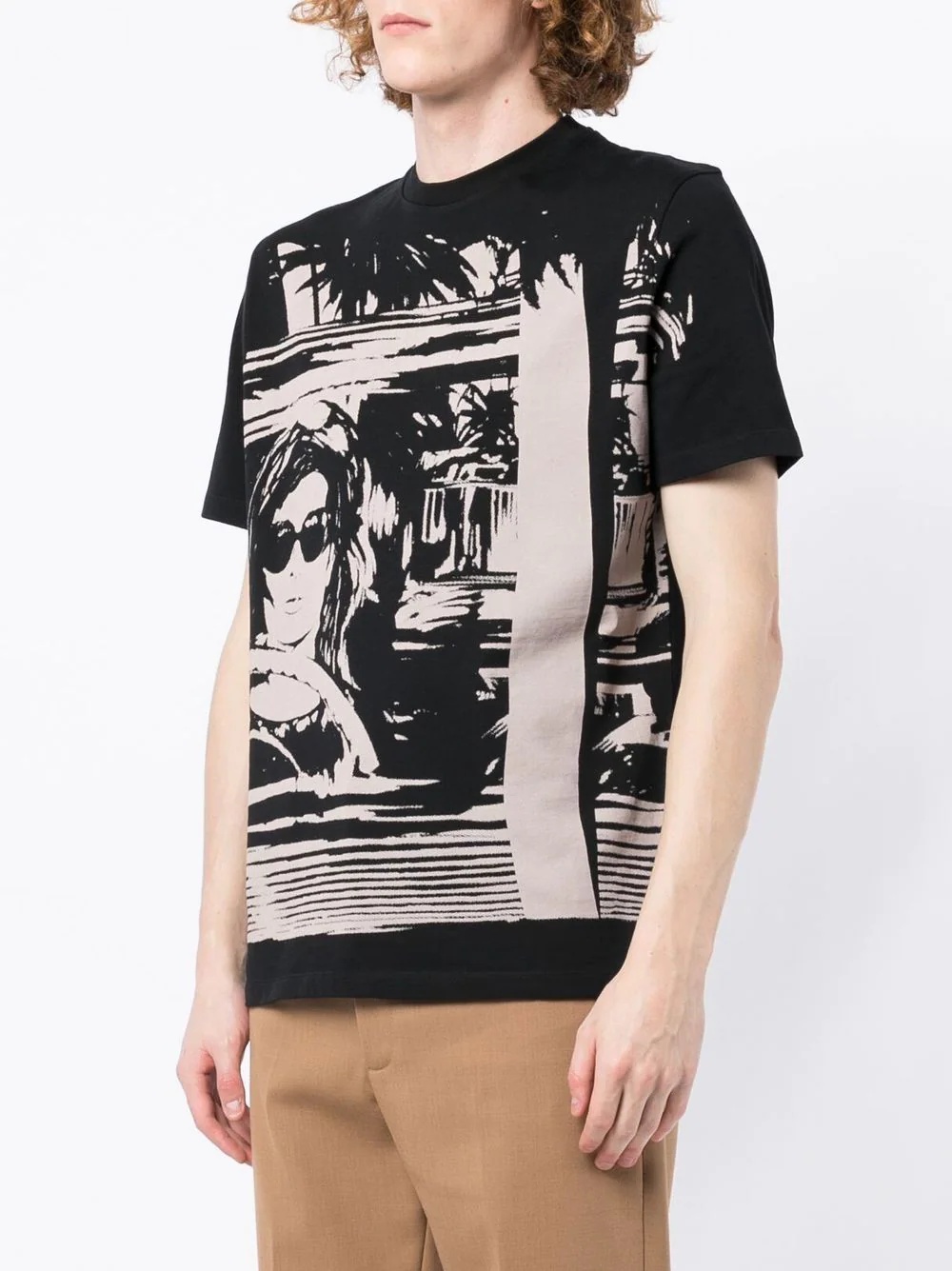 graphic-print crew-neck T-shirt - 3