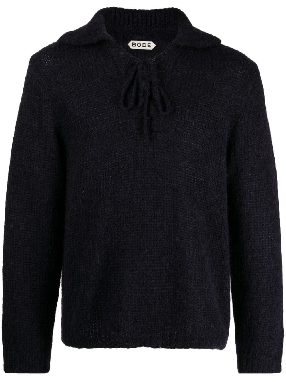 Alpine lace-up jumper - 1