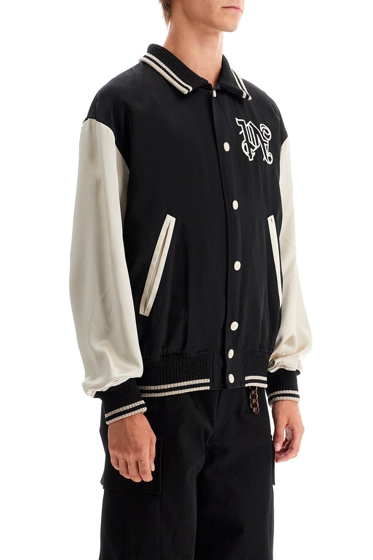 SATIN VARSITY JACKET FOR - 3