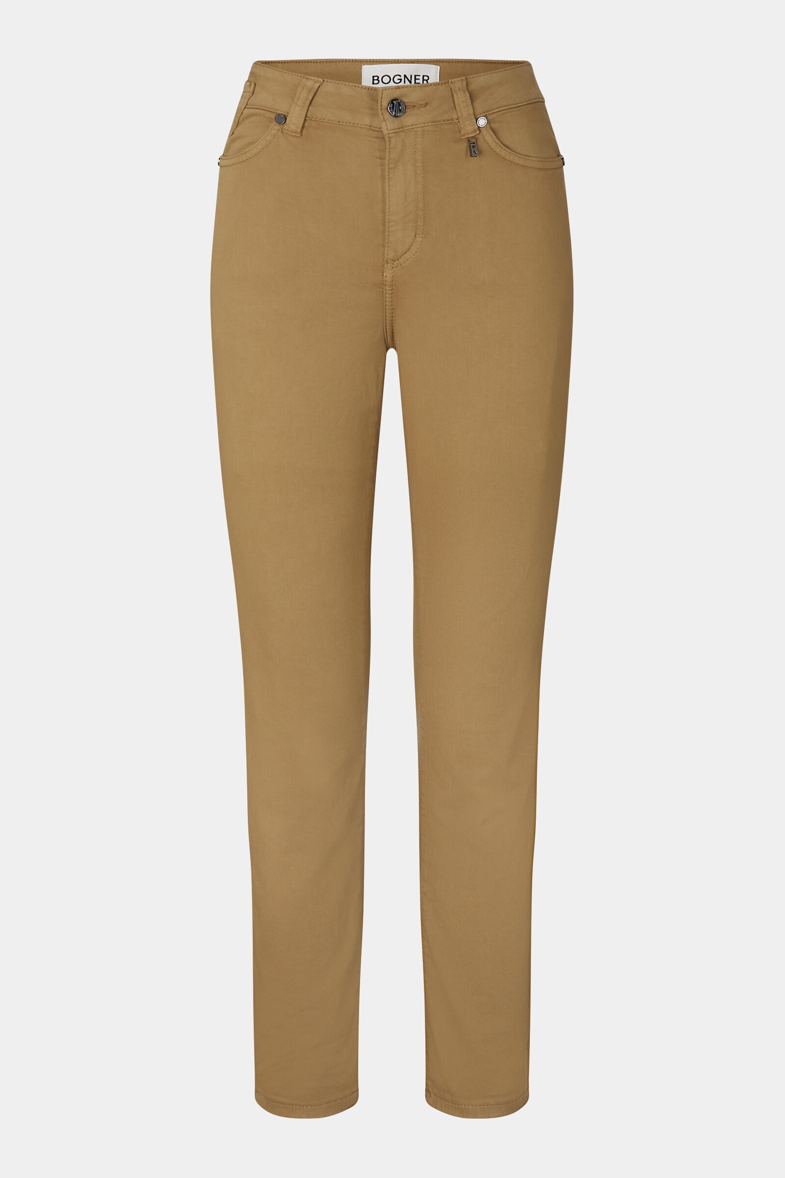 Slim fit Julie 7/8 jeans in Beige - 1