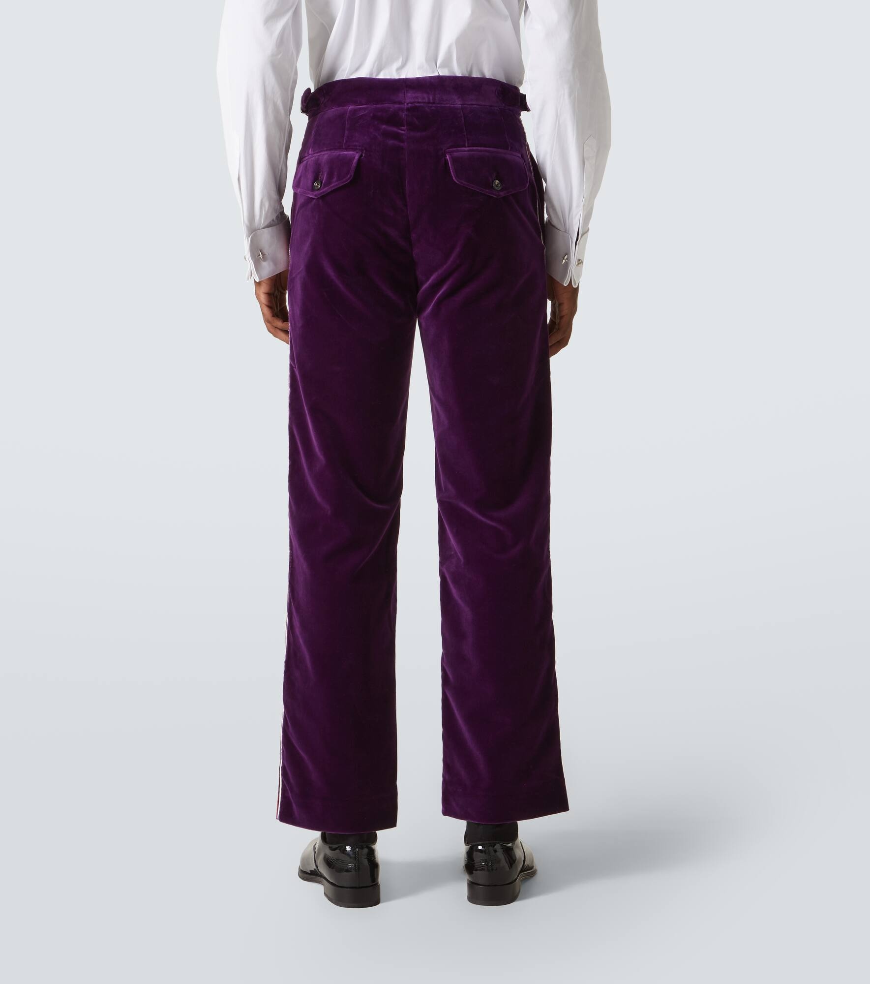 Showcase cotton velvet suit pants - 4