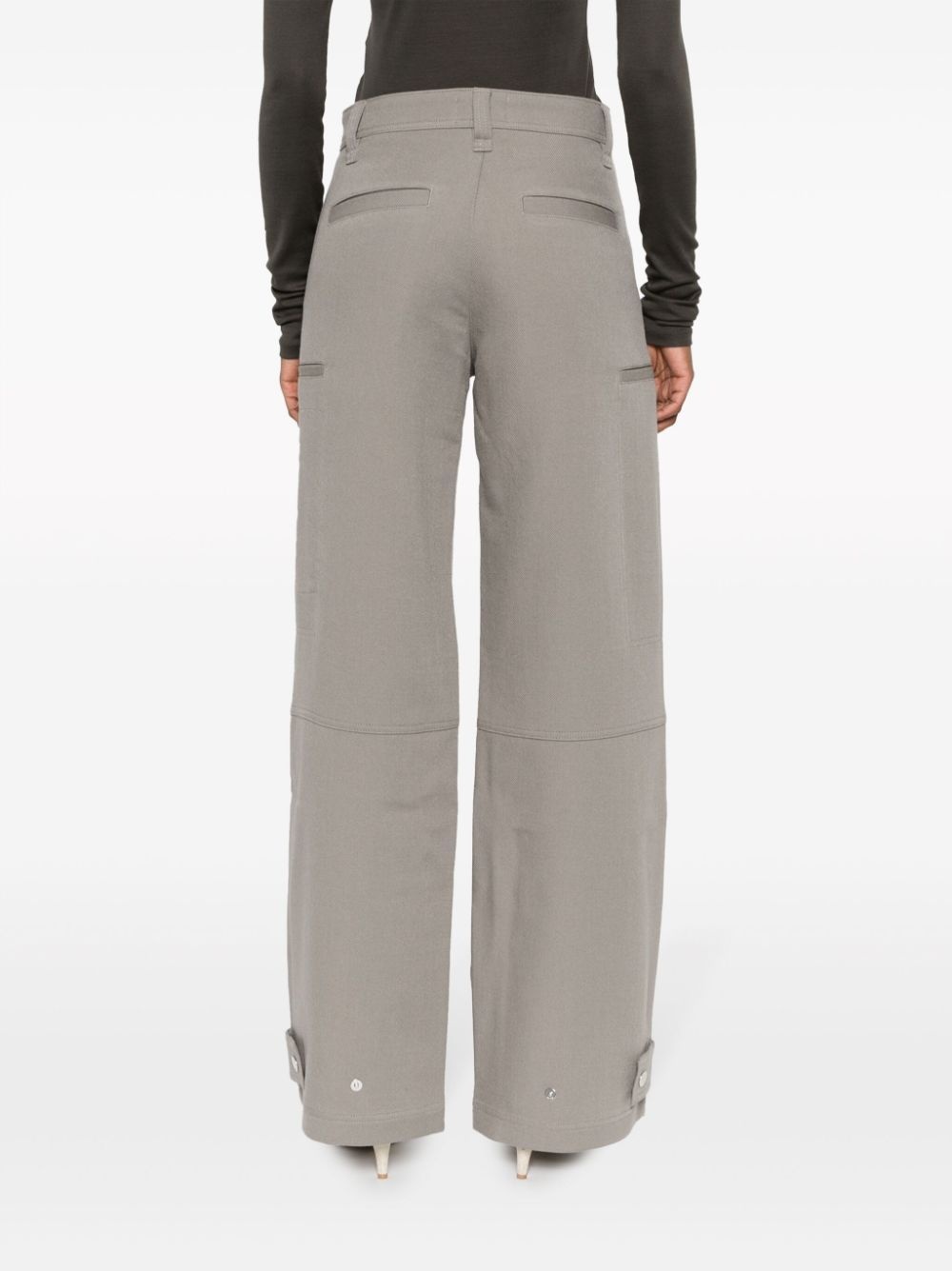 wide-leg virgin-wool trousers - 4