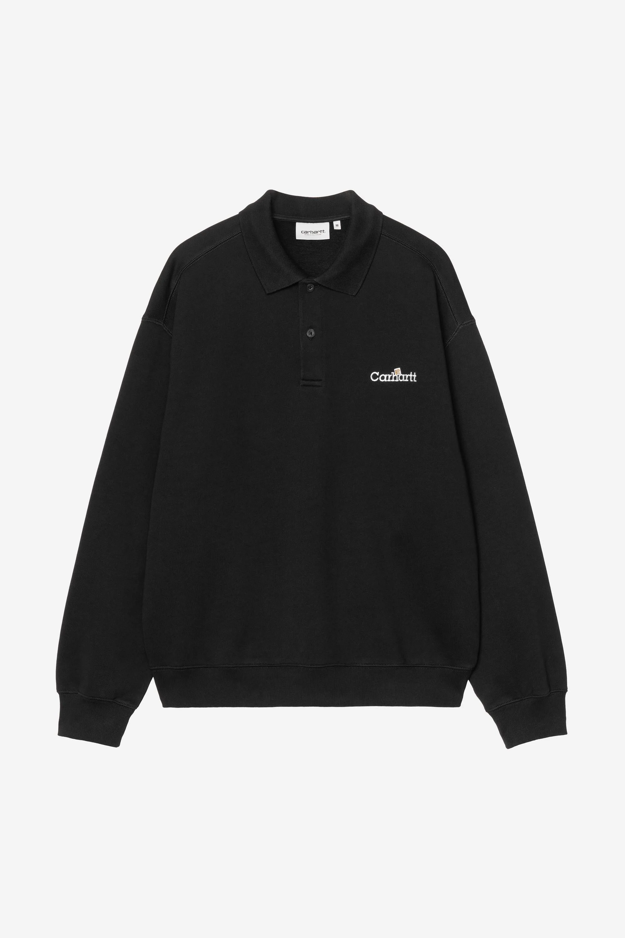 WIP Label Polo Sweatshirt - 1