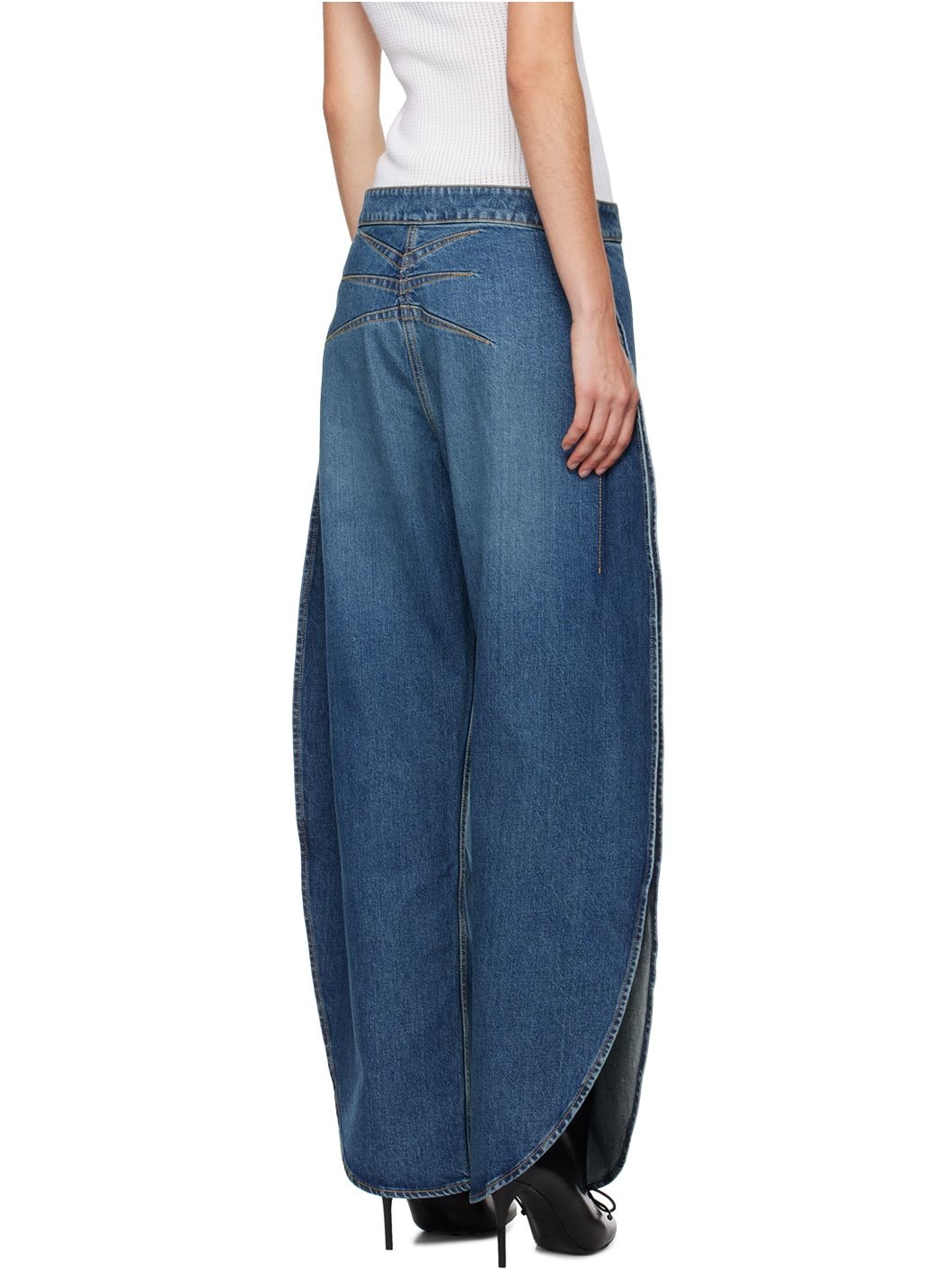 Blue Round Jeans - 3