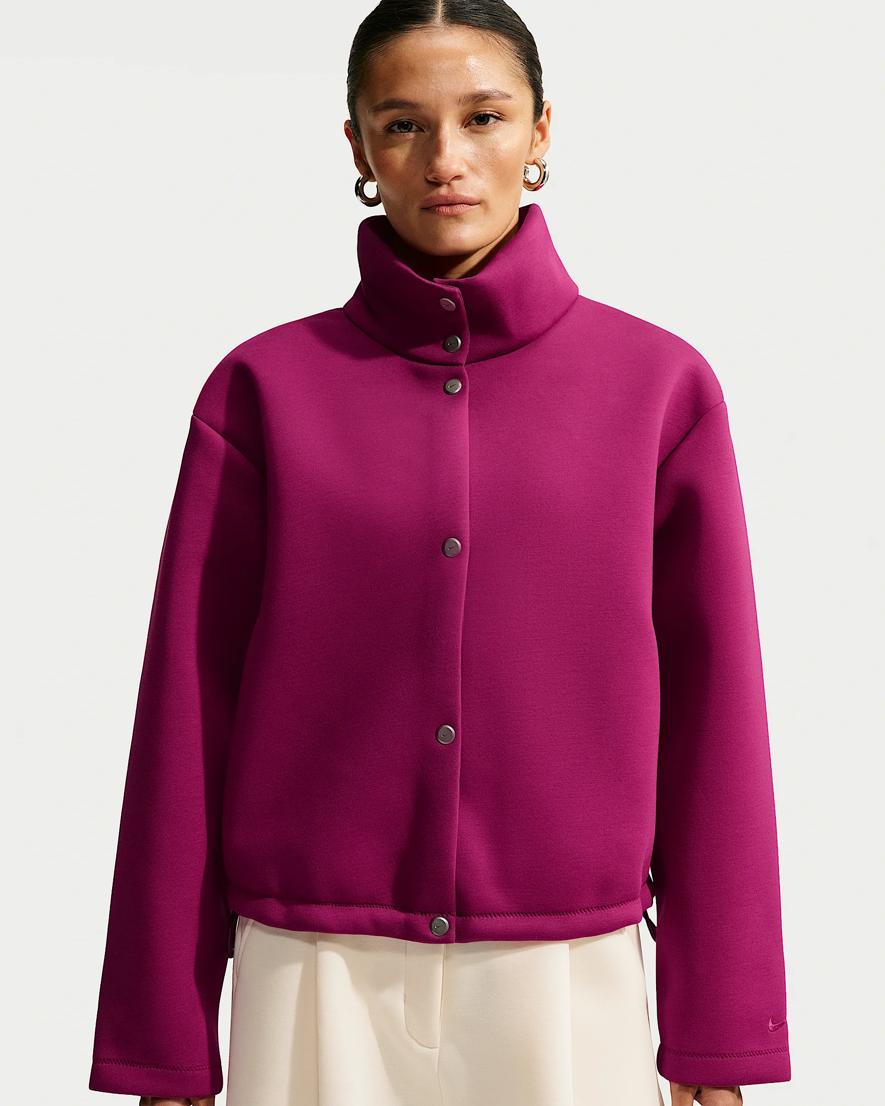 Nike Article Fleece Women's Oversized Jacket - 1