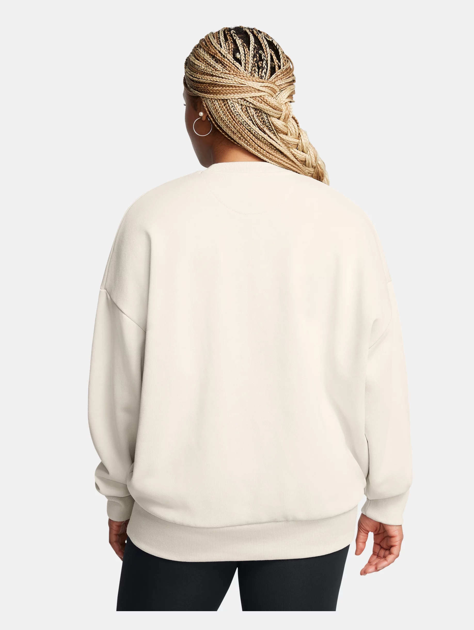 Women's UA Icon Heavyweight Terry Oversized Crew - 4
