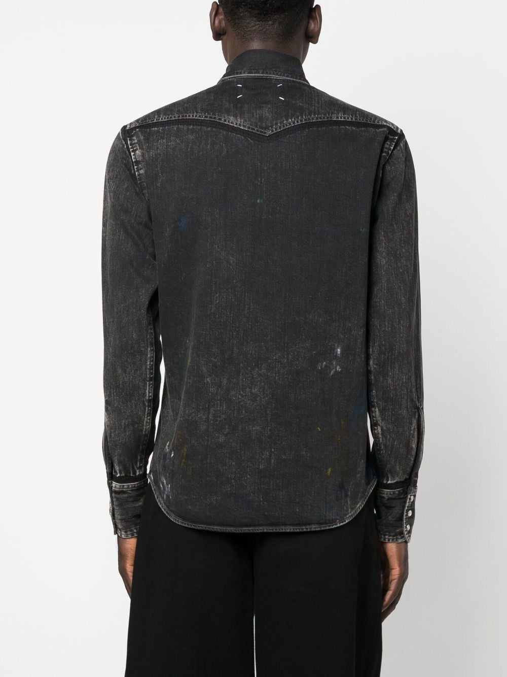 front press-stud fastening jacket - 5