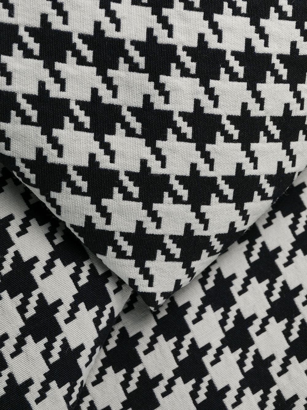 houndstooth layered T-shirt - 7