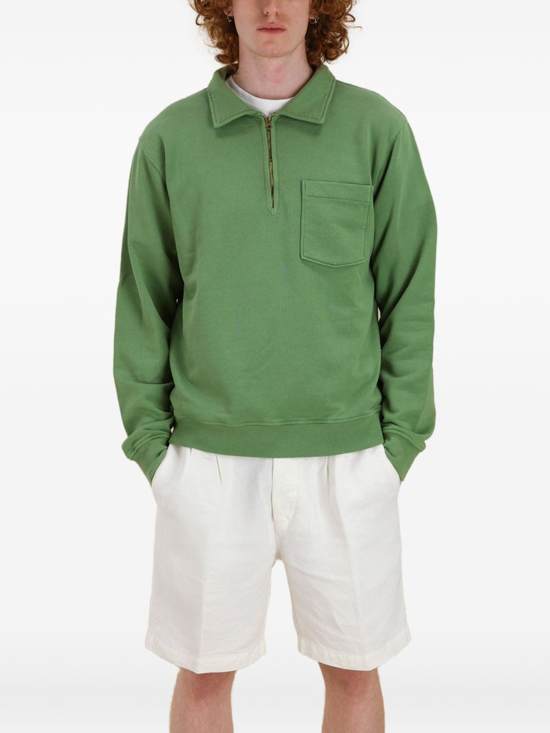 Yale zip chest-pocket sweatshirt 4