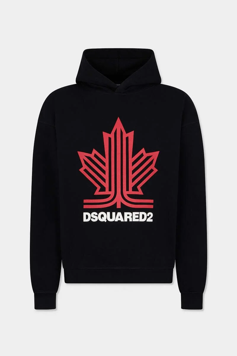 SKI LEAF RELAX FIT HOODIE - 1