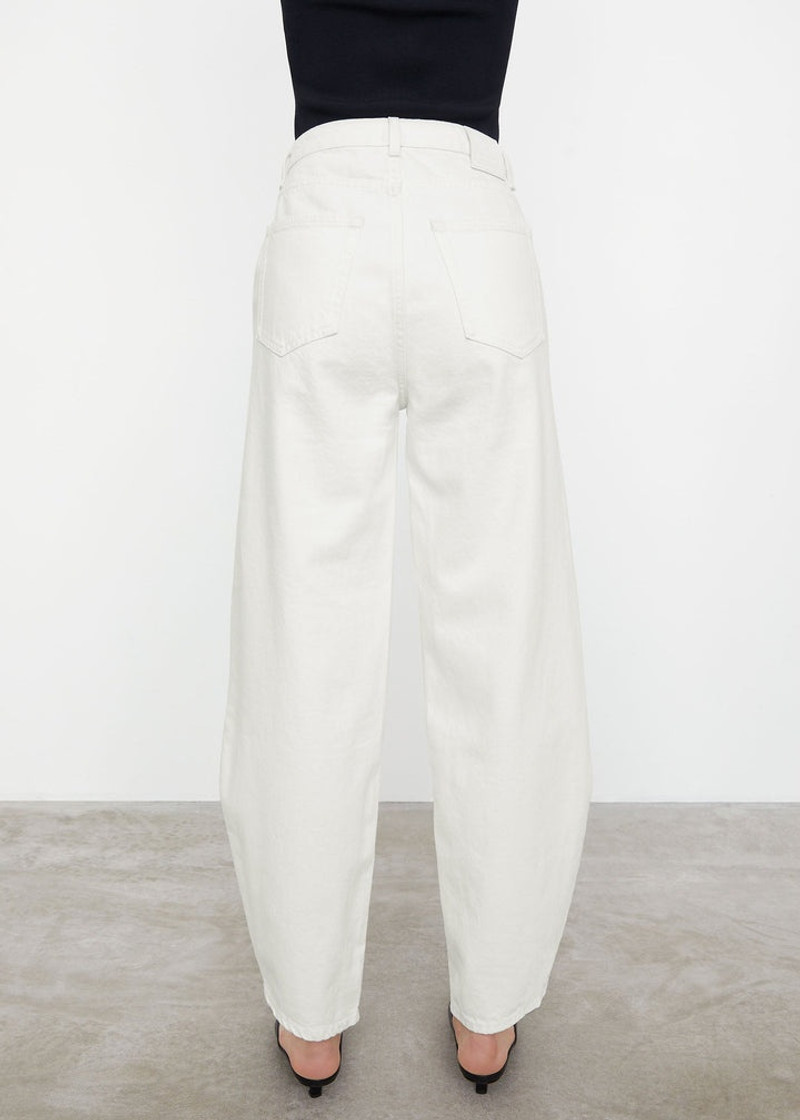 Barrel leg denim off-white 4