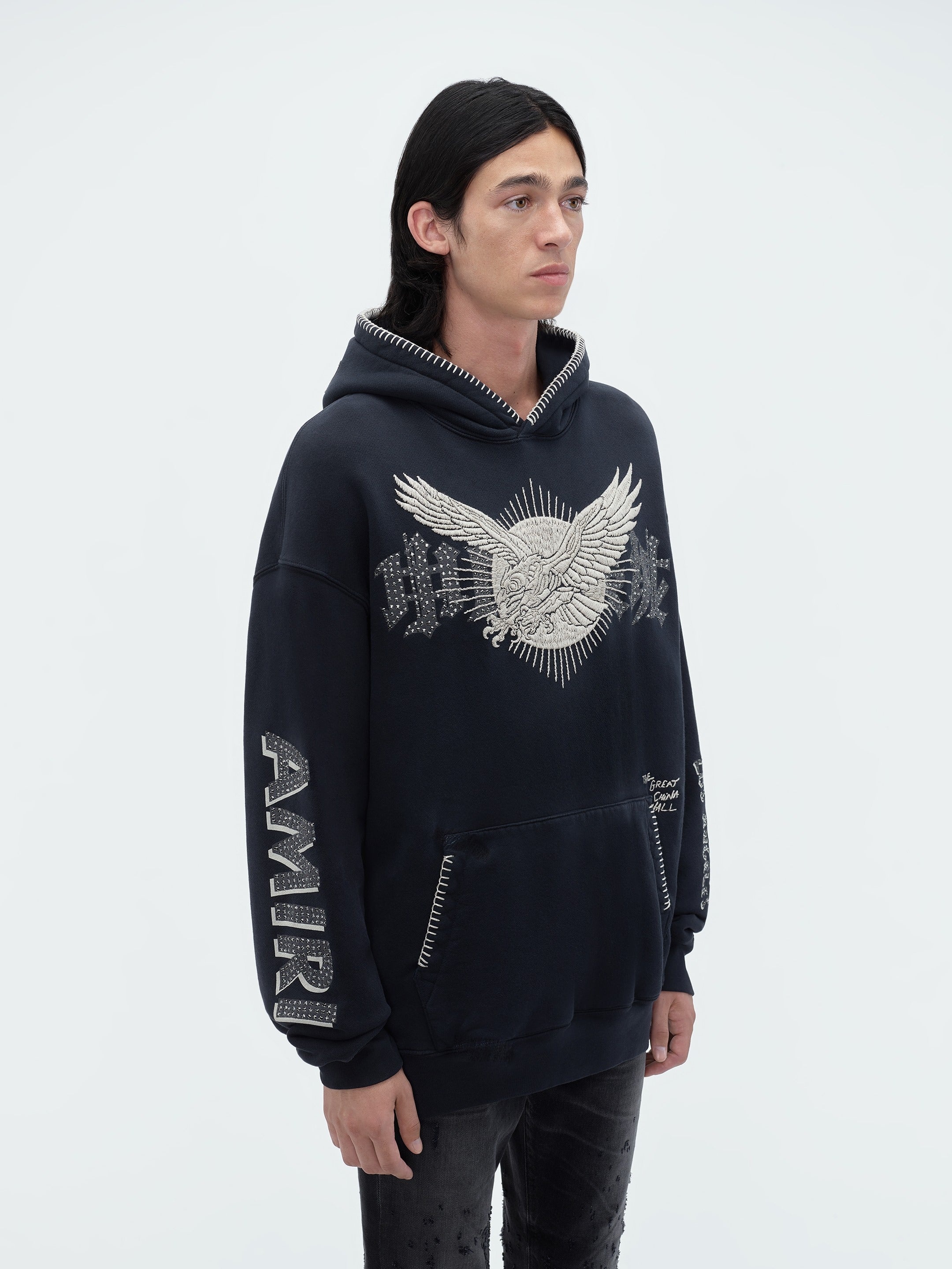 【関税込み】AMIRI Amiri Eagle' hoodie AMIRI - Men Eagle Oversized Hoodie – Atelier New York