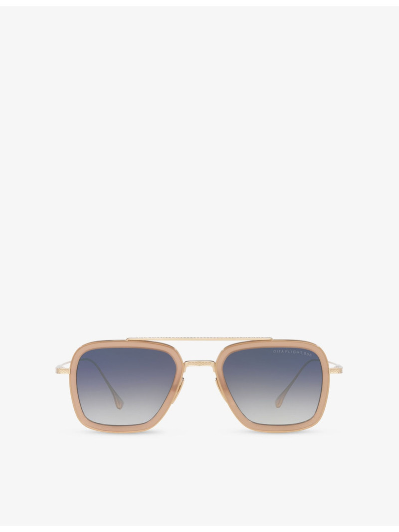 D4000418 Aviator-Frame Metal Sunglasses 1