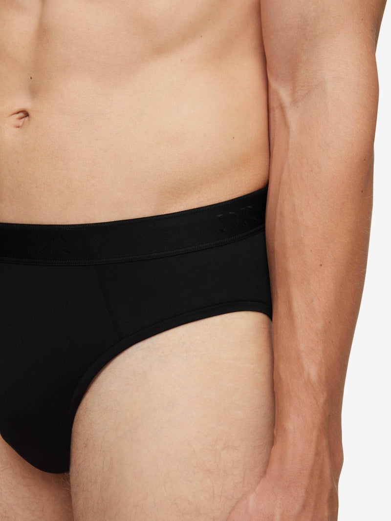 Men's Briefs Jack Pima Cotton Stretch Black - 7