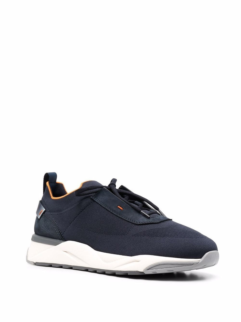 Santoni lace-up low-top sneakers outlook