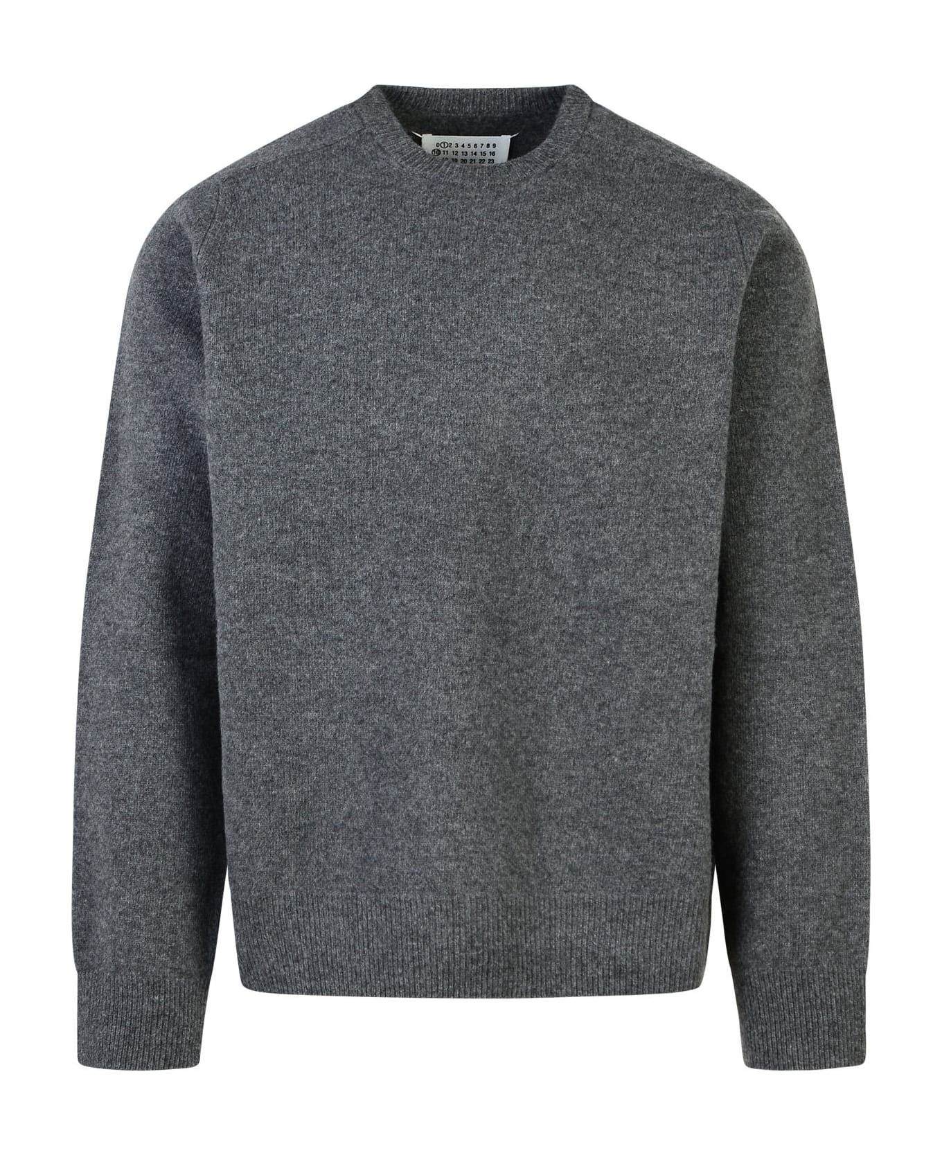 Grey Wool Sweater - 1