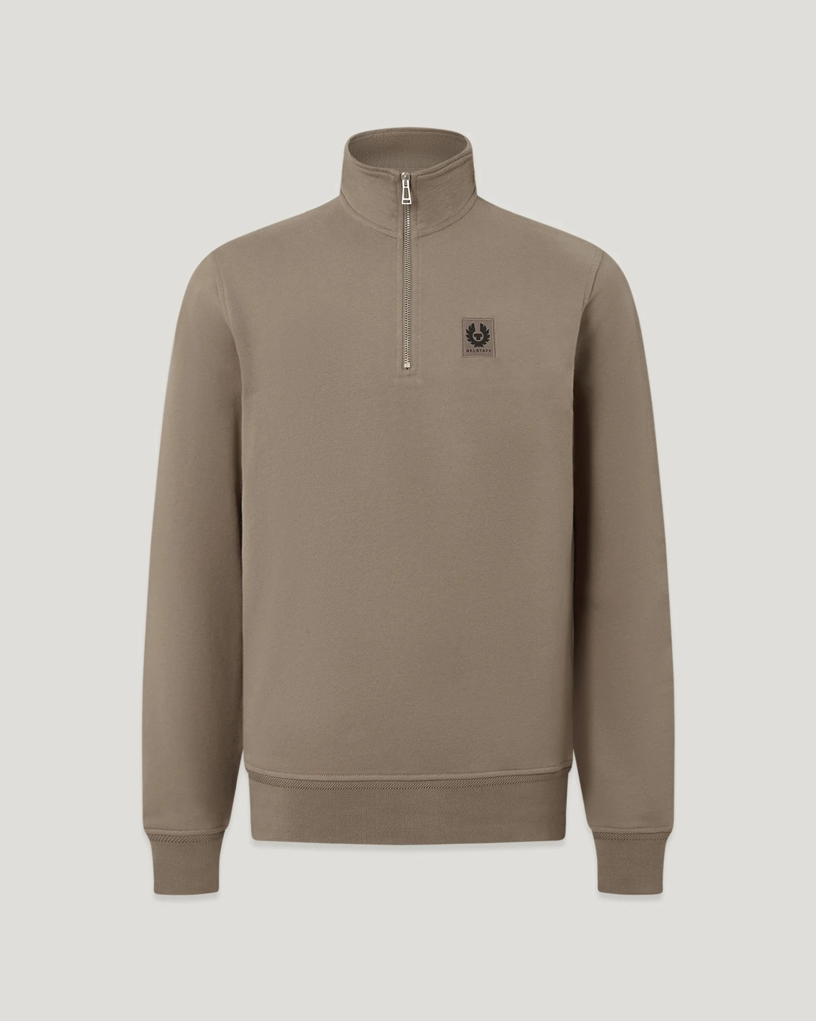 BELSTAFF QUARTER ZIP SWEATSHIRT - 1