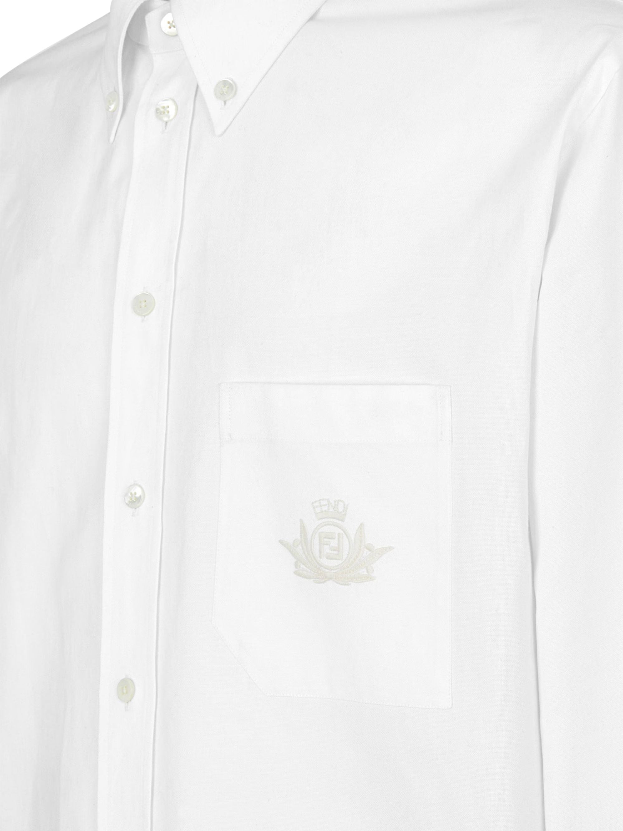 Fendi Men Cotton Shirt - 3
