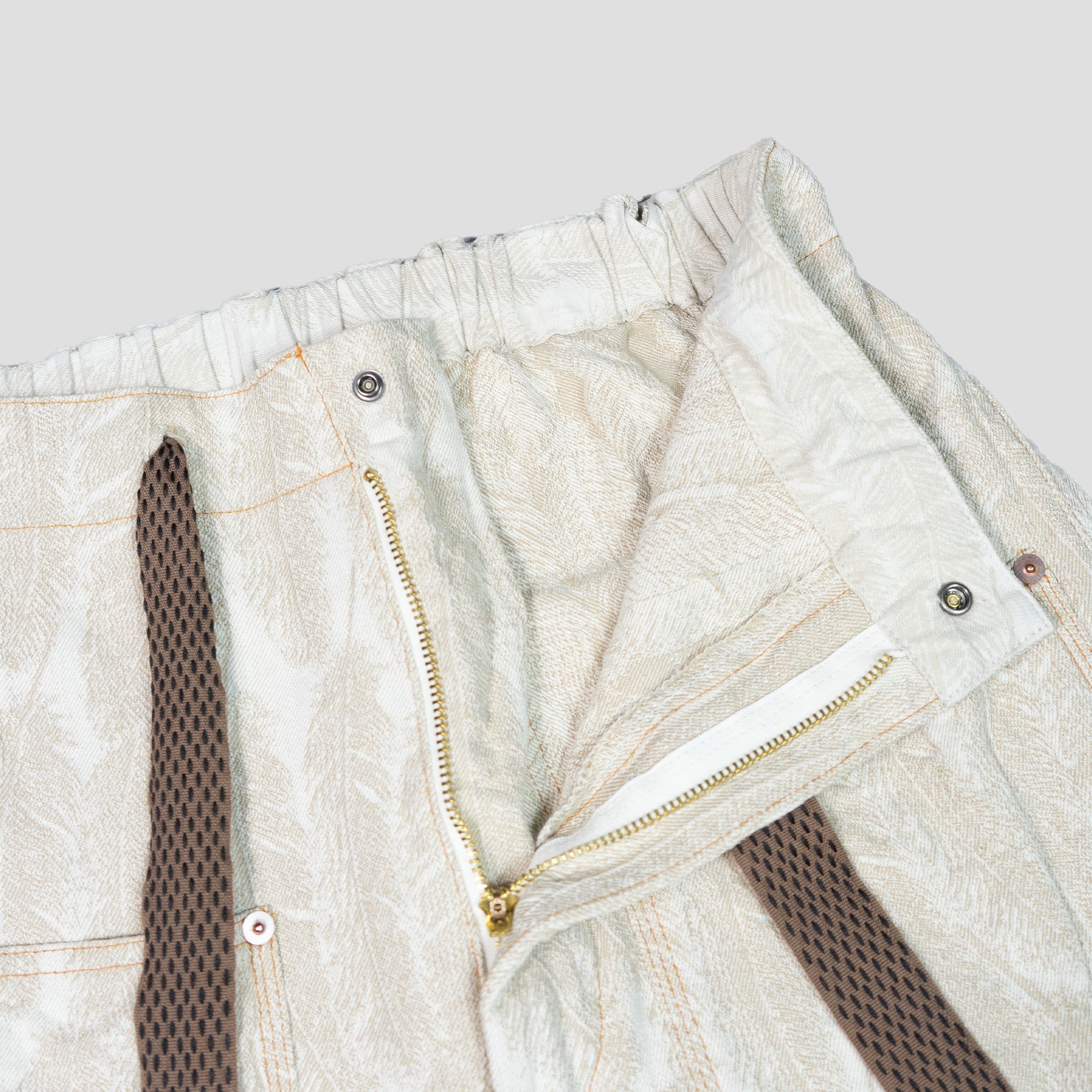 12oz MAGPIE DENIM W-KNEE EASY BAGY PANTS - 3