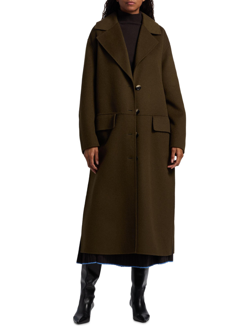 Women's Tammy Double-Face Wool Coat - Fatigue 3