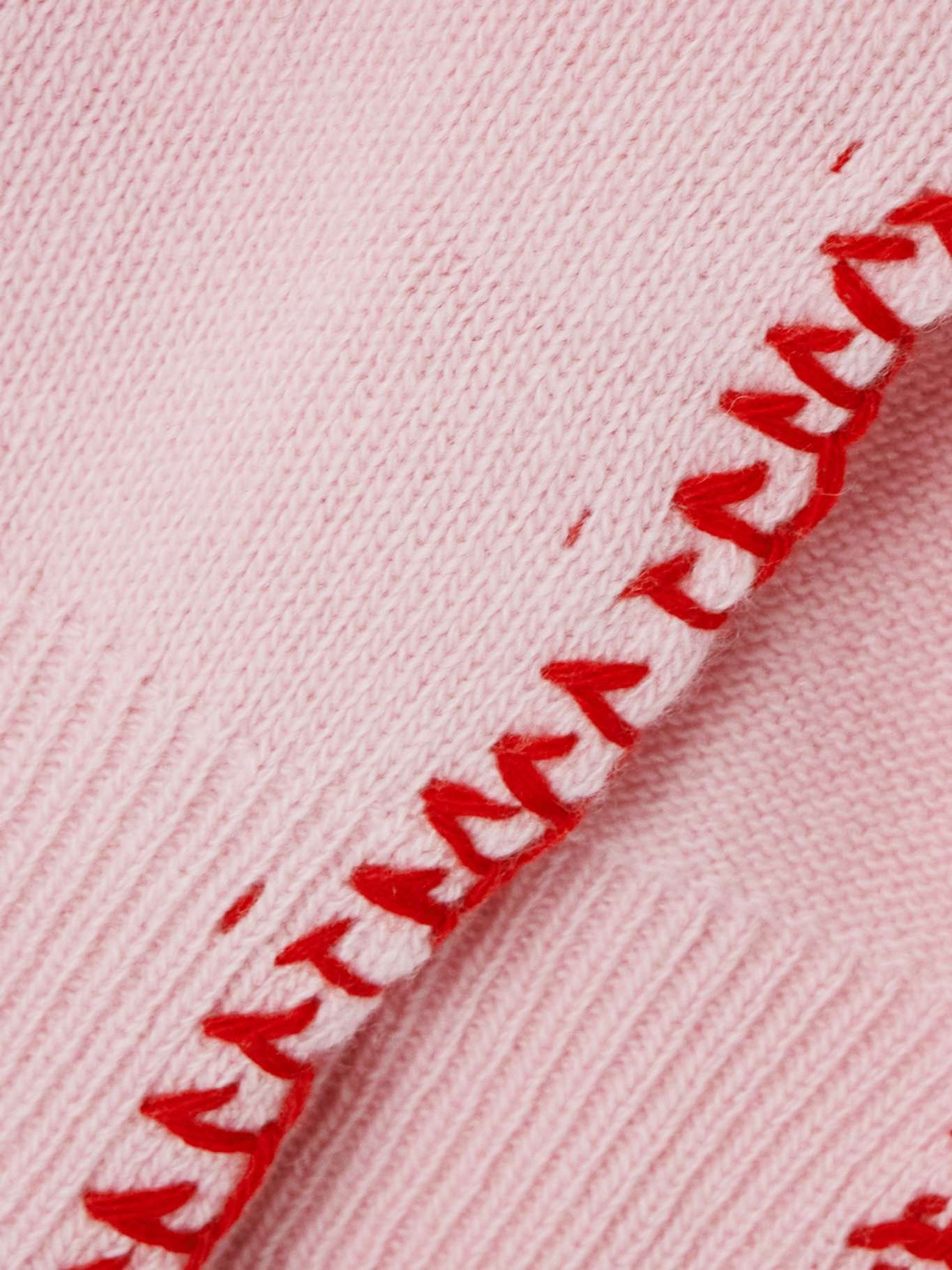 Embroidered wool and cashmere-blend vest - 4