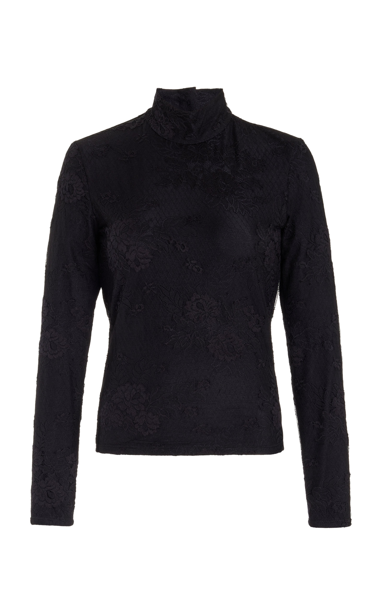 Stretch-Lace Top black - 5