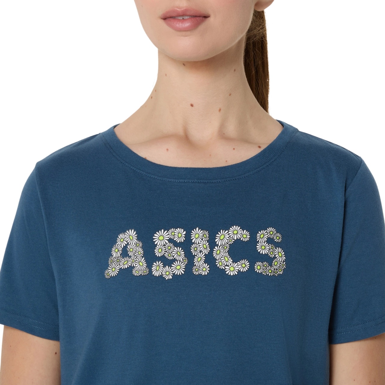 WOMEN'S ASICS DAISY CROP SHORT SLEEVE TOP - 4