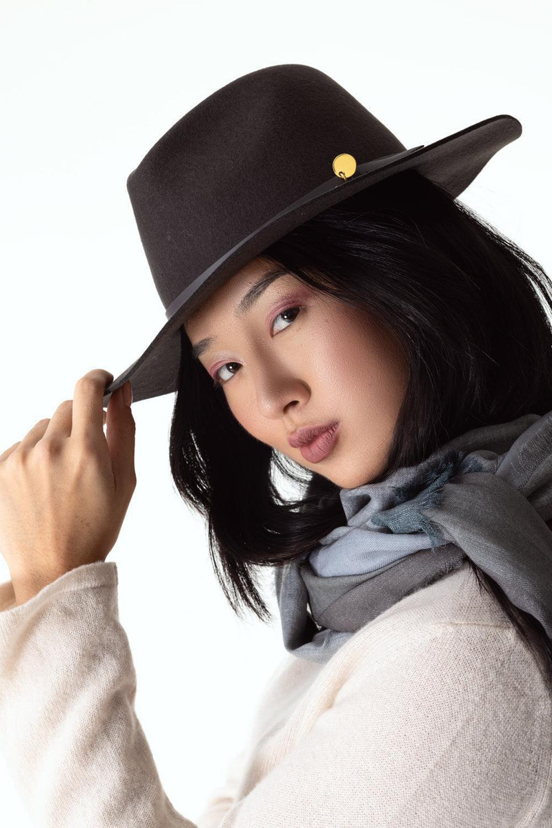 rag & bone City Fedora - Dark Espresso outlook