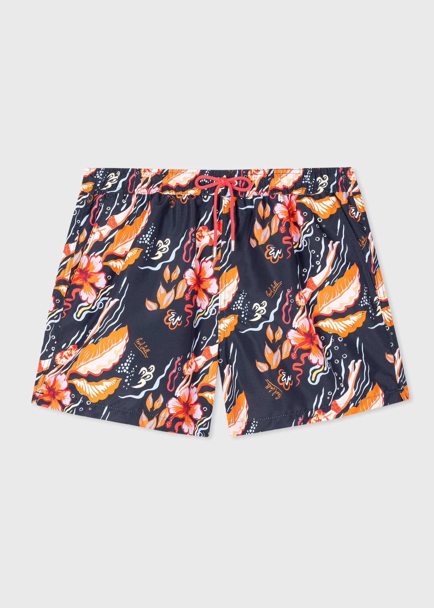 'Hawaiian' Swim Shorts - 1