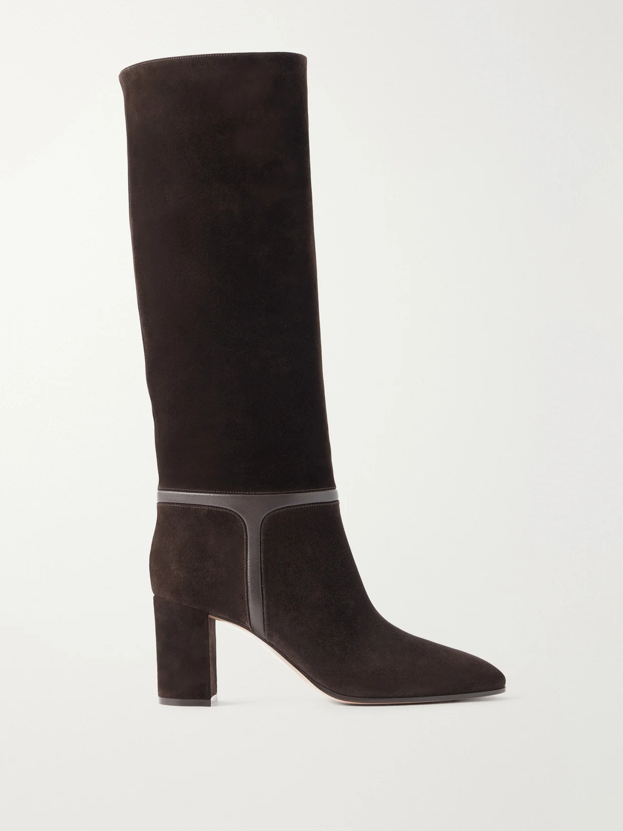 75 Suede Knee Boots - 1