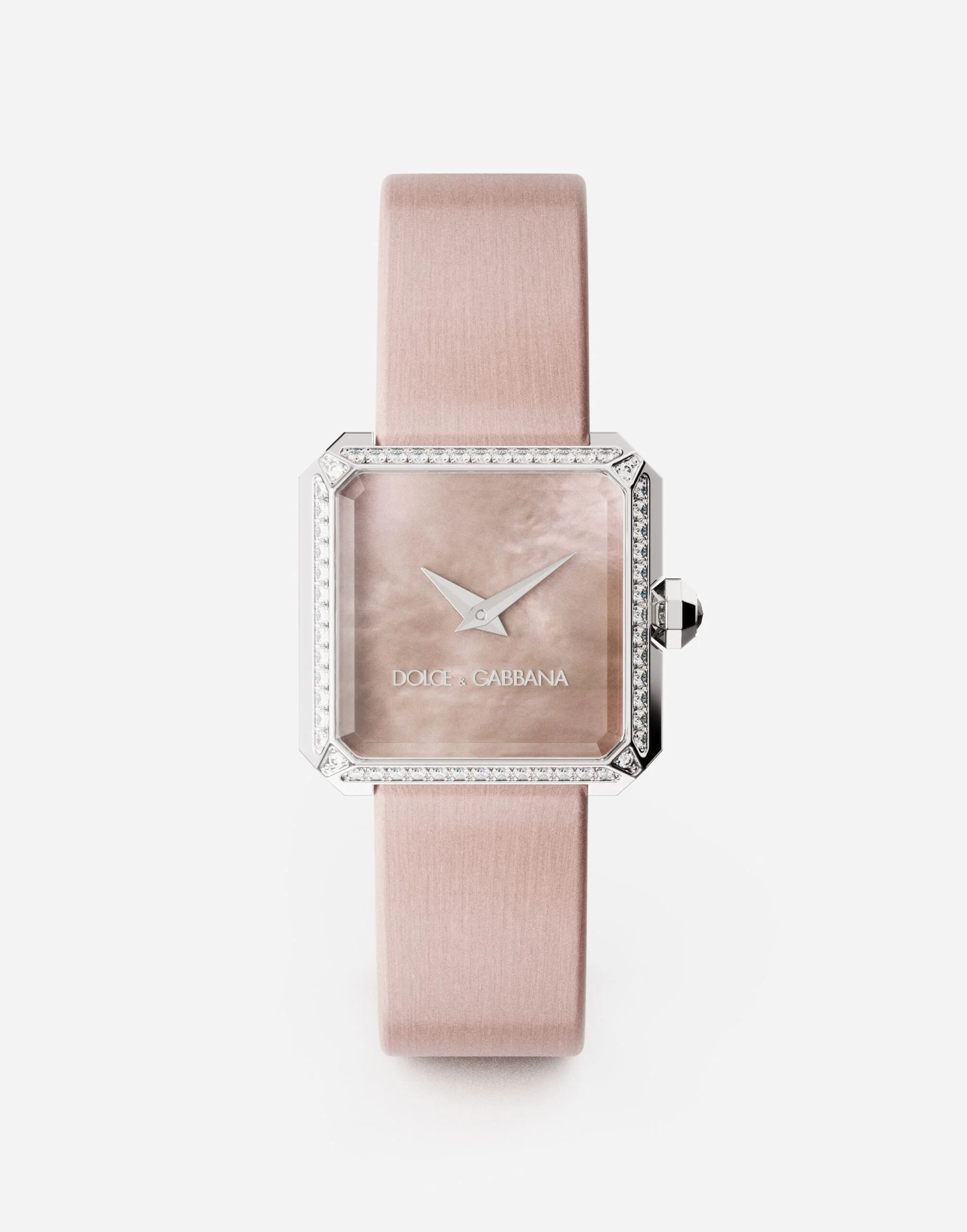 Sofia steel watch with colorless diamonds - 1