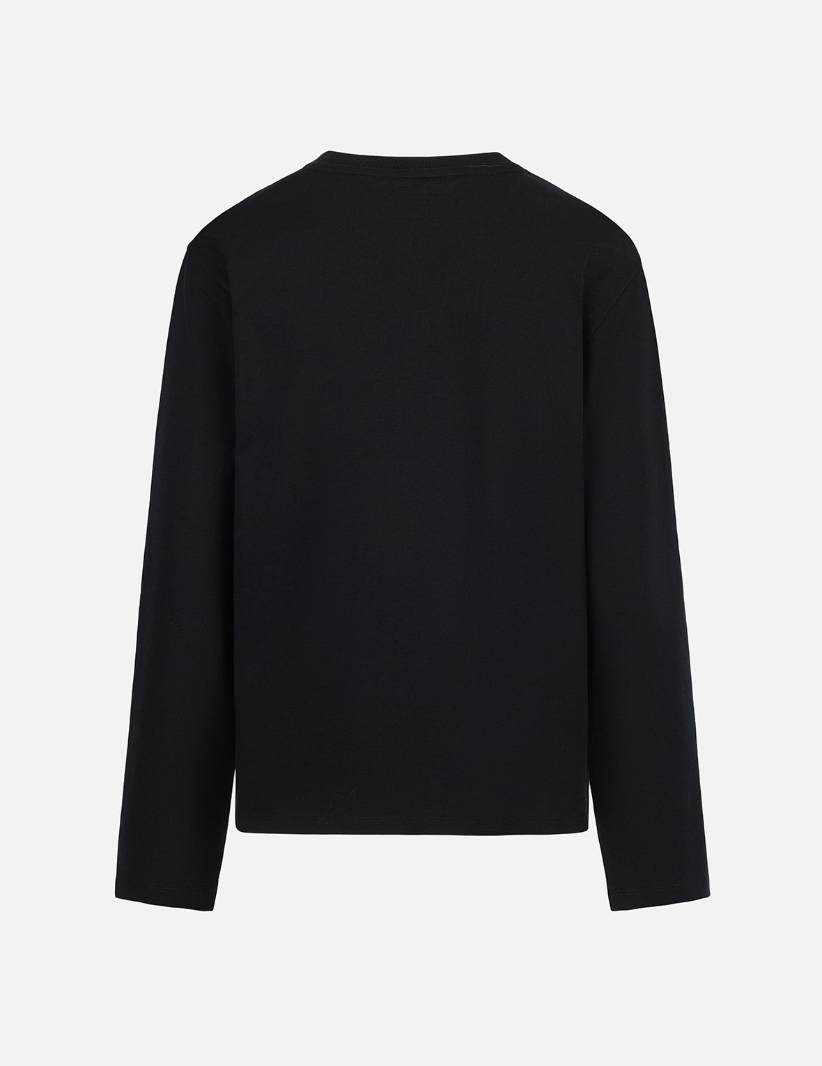 Brocade Seagull Embroidery Regular Fit Long-Sleeve T-shirt - 2