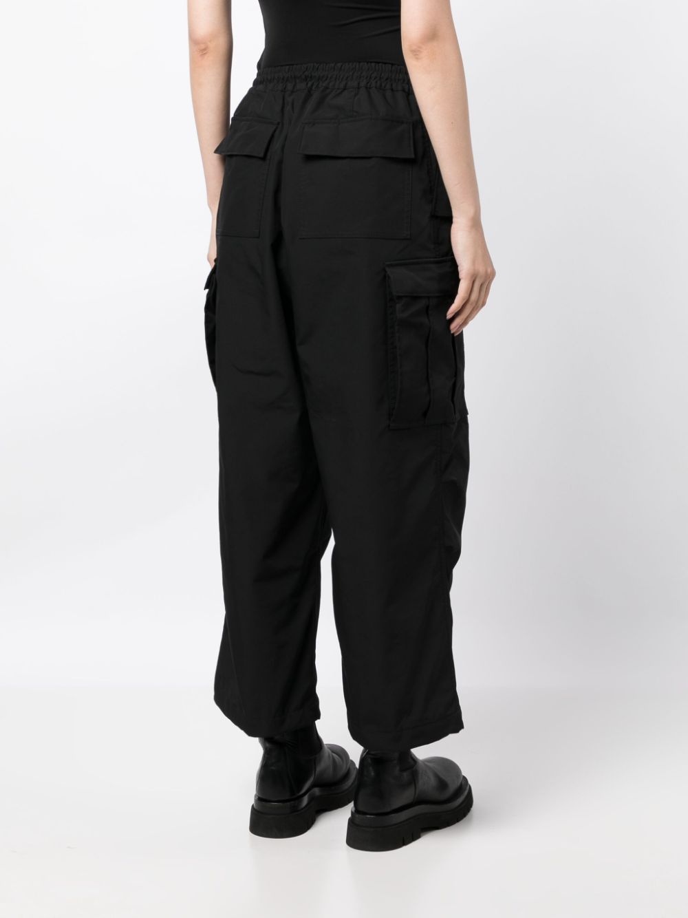 straight-leg cargo trousers - 4