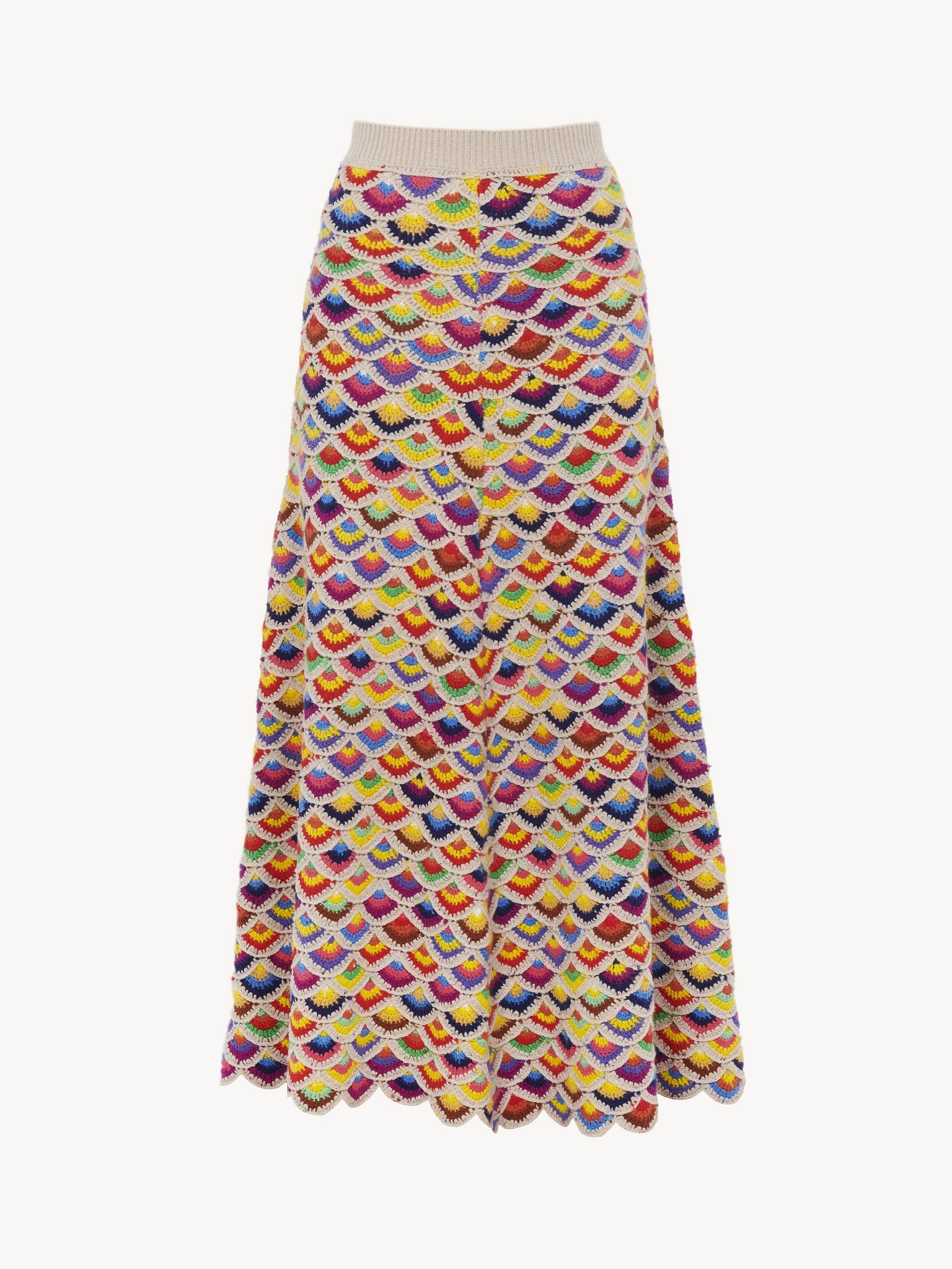 CROCHET MID-LENGTH SKIRT - 4