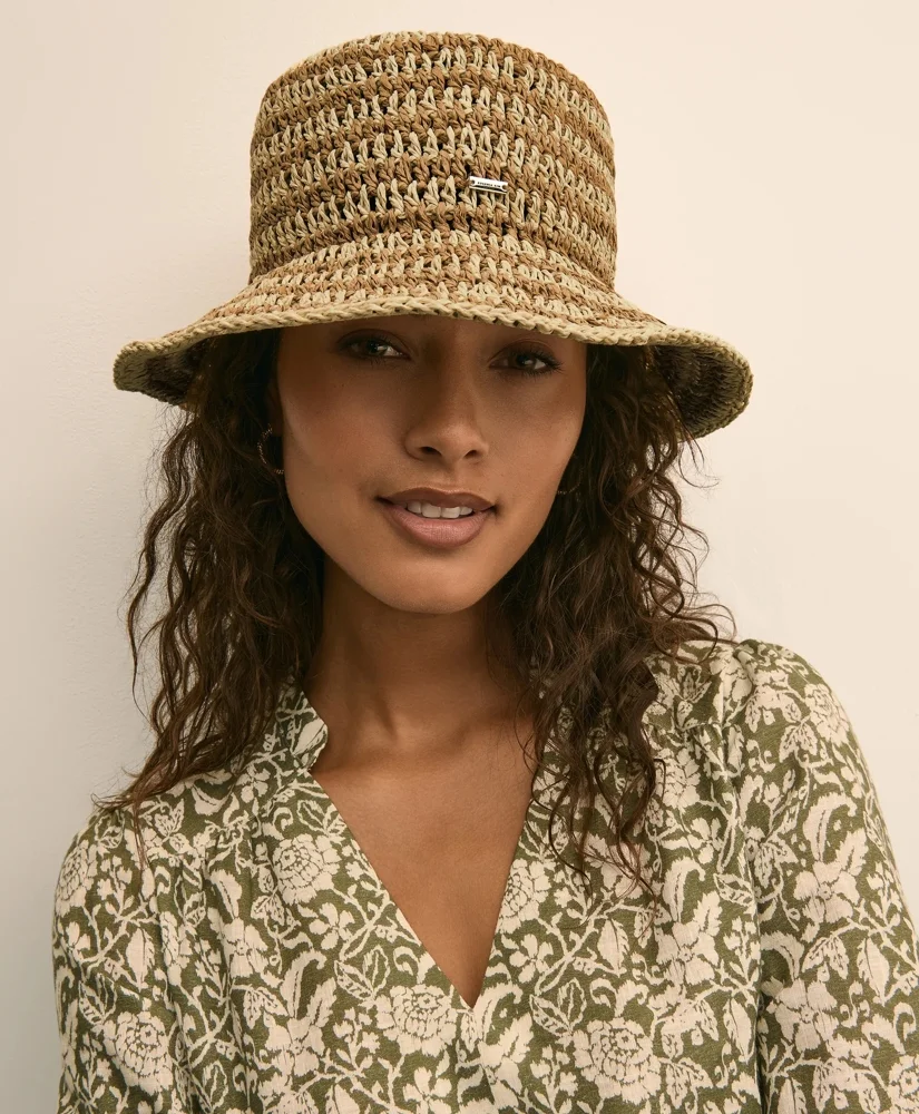 Eugenia Kim Striped Packable Bucket Hat - 1