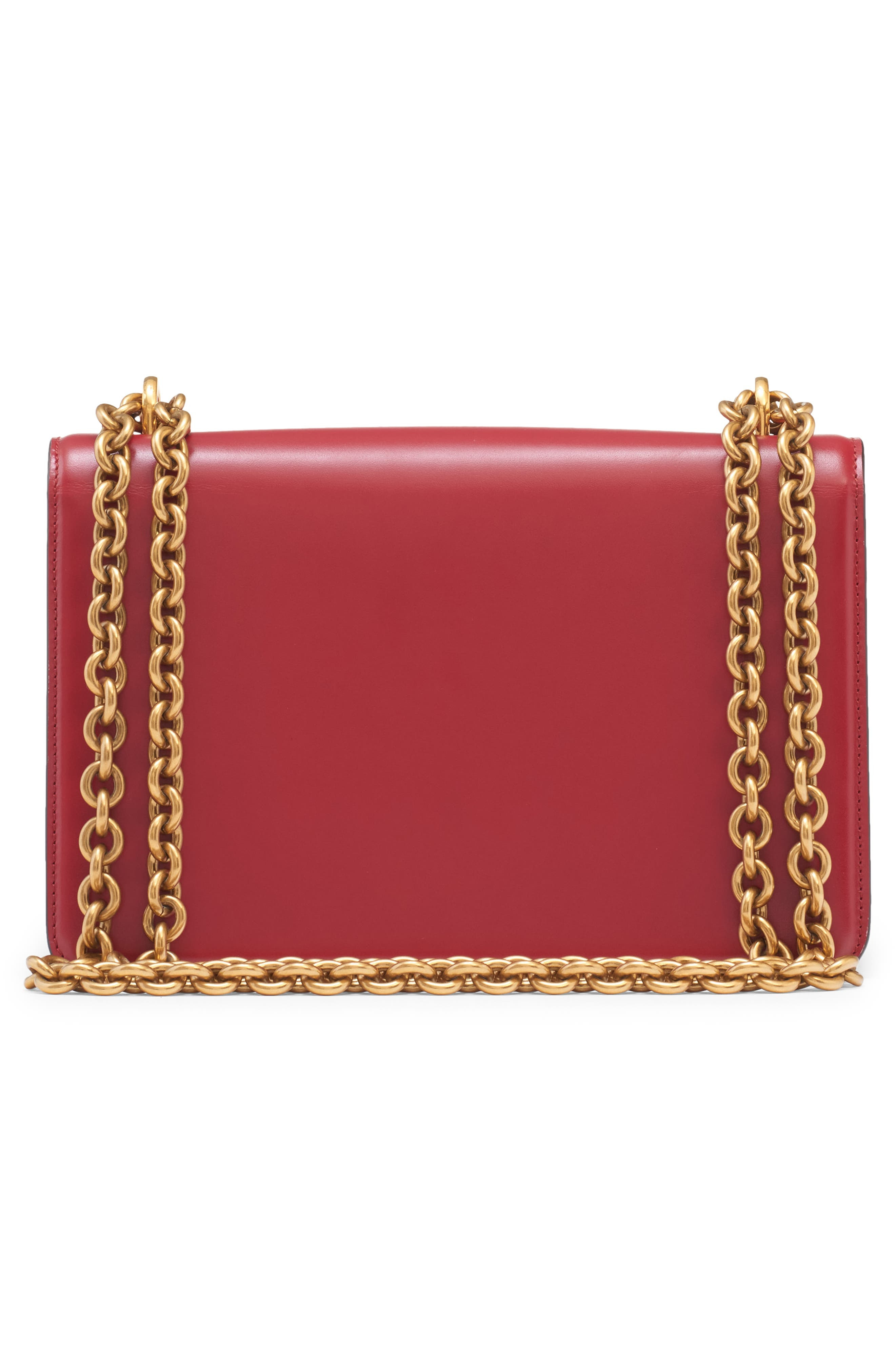 Valentino Garavani Vain VLOGO Leather Shoulder Bag in Rosso V at Nordstrom - 3