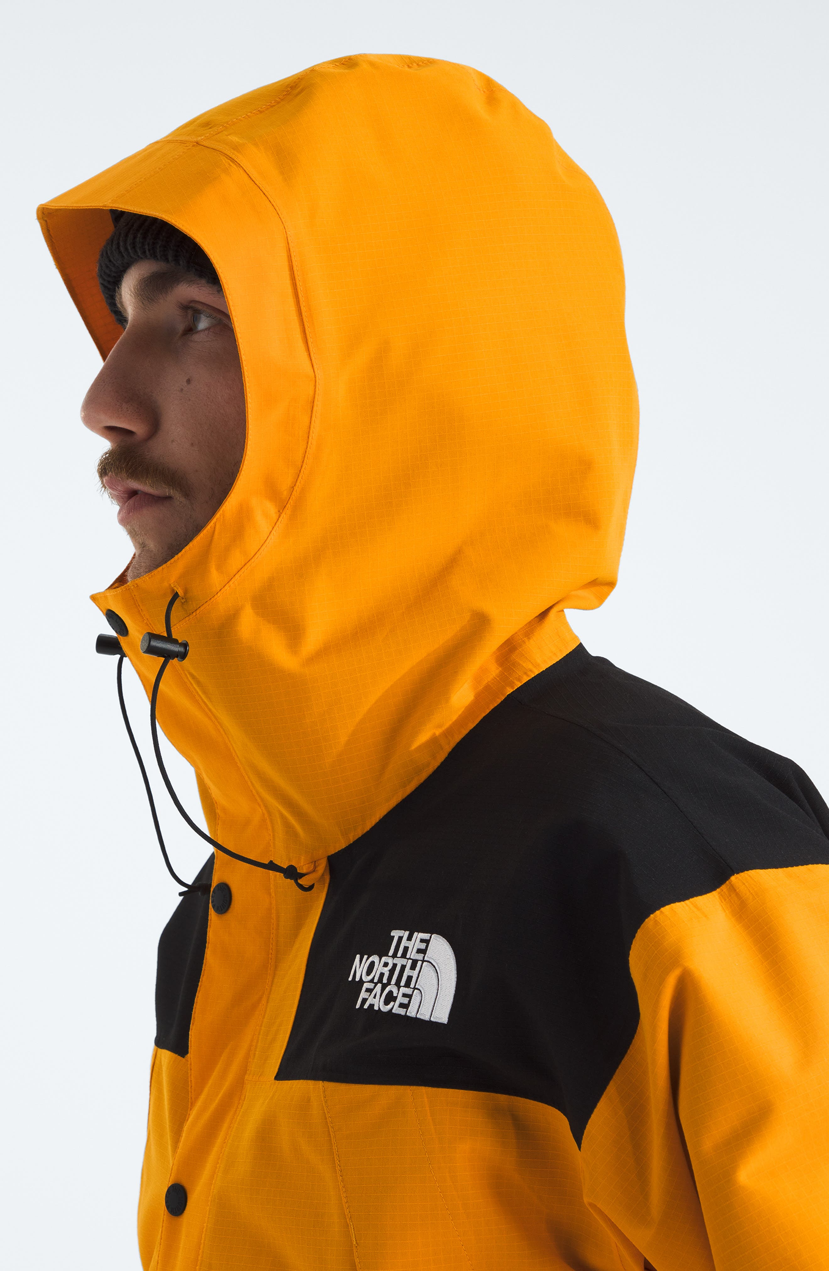The North Face DryVent™ Mono Mountain Jacket in Summit Gold/Tnf Black at Nordstrom - 7