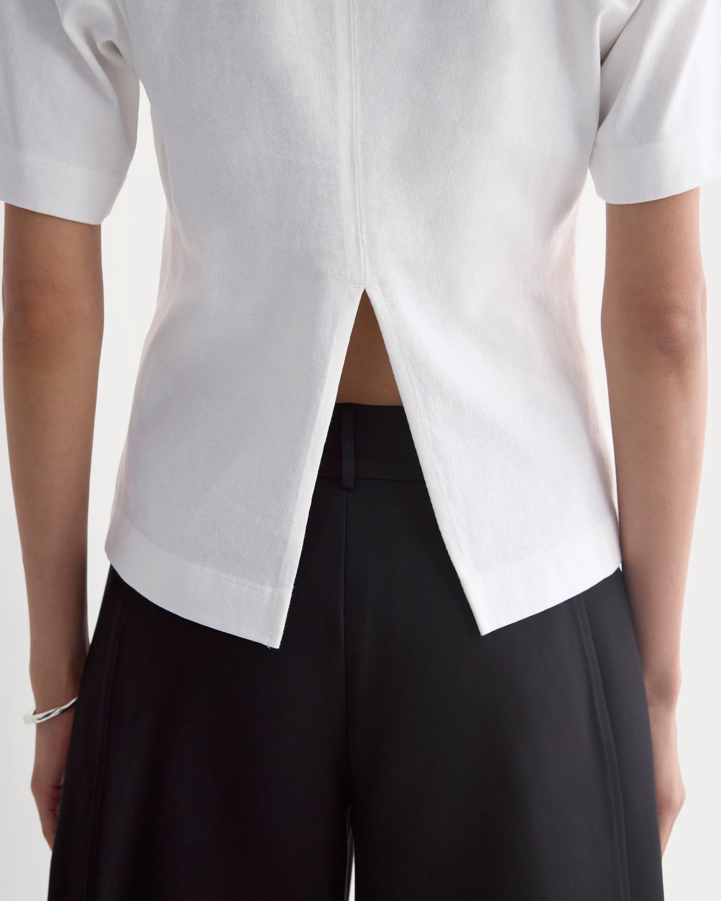PREMIUM WEIGHT BACK SLIT TEE - 1