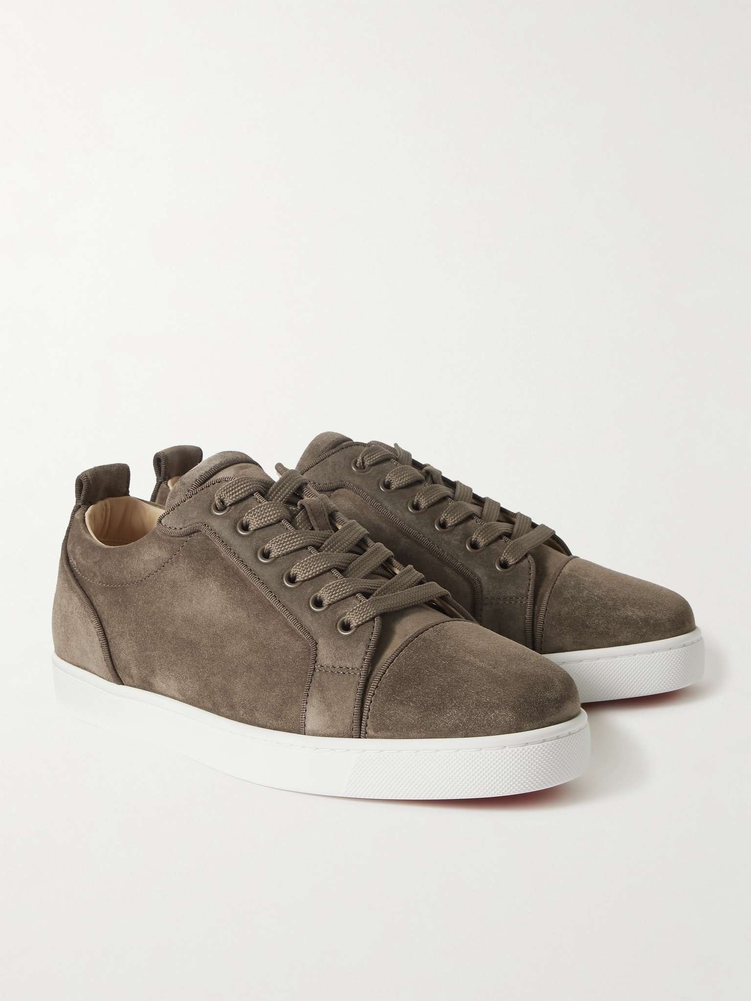 Louis Junior Orlato Grosgrain-Trimmed Suede Sneakers - 4