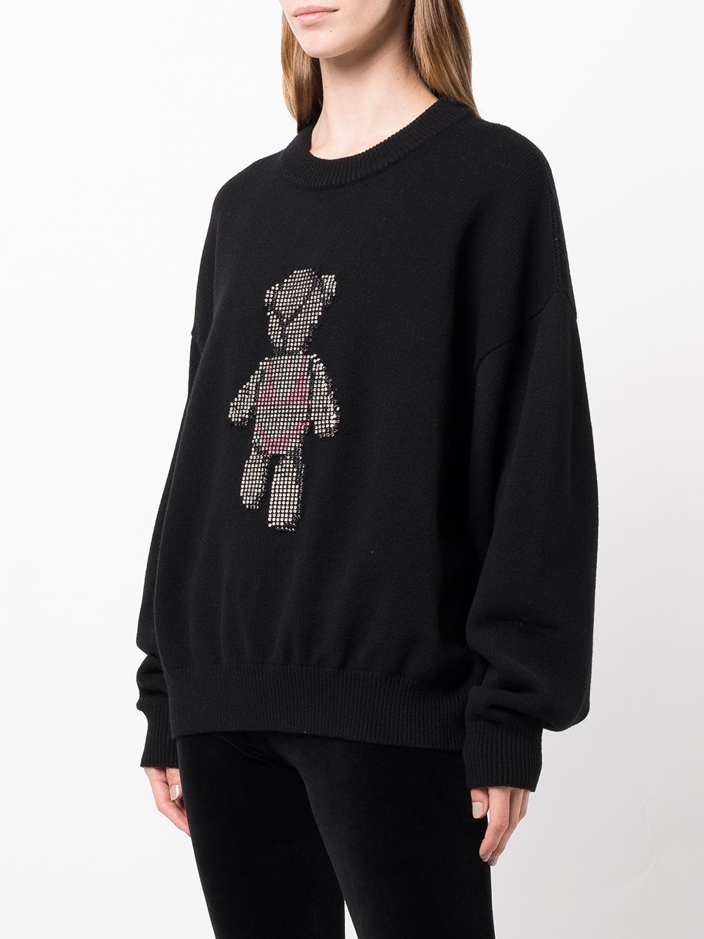 Beiress crystal-embellished wool jumper - 3