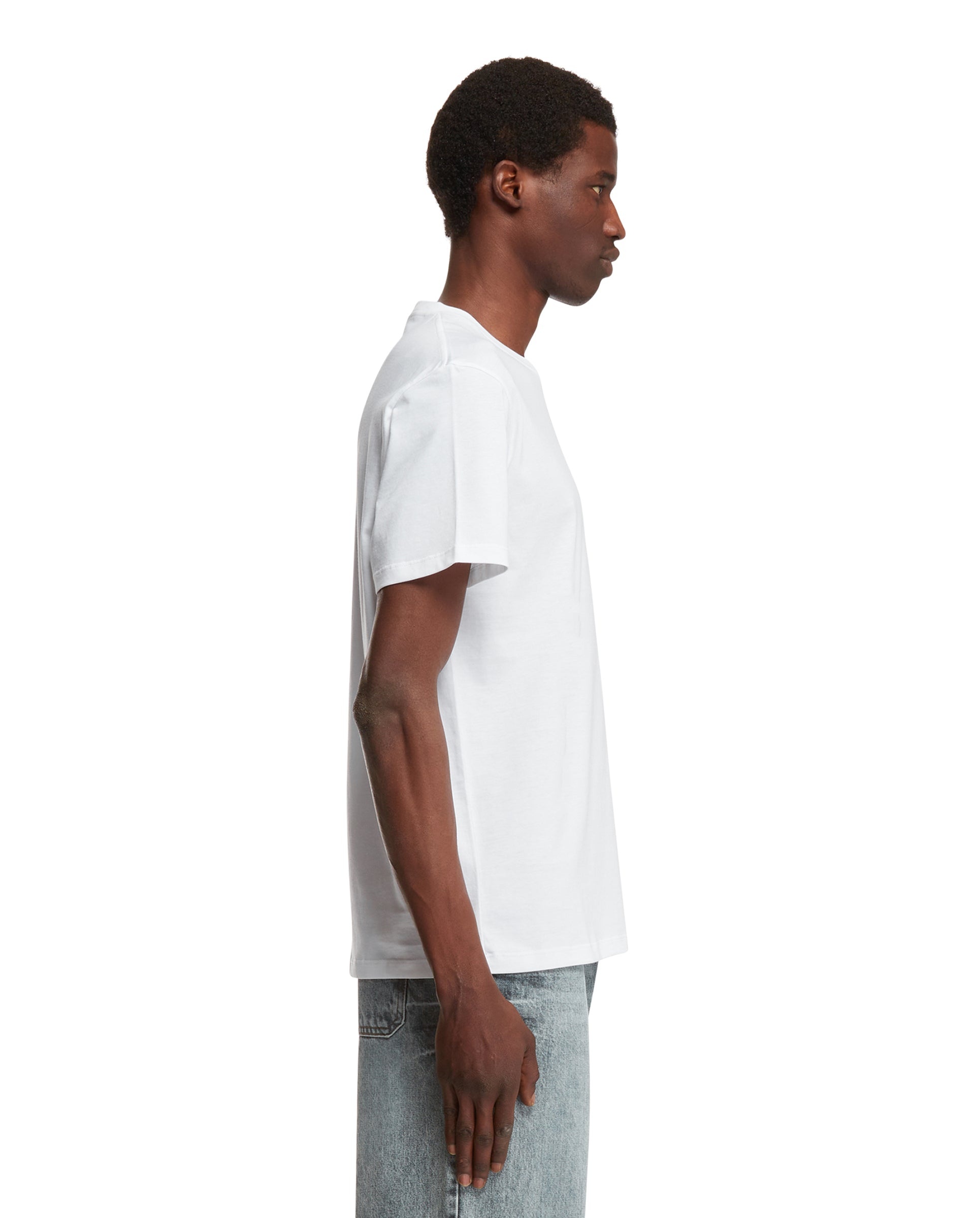 White Anagram Cotton T-Shirt - 5