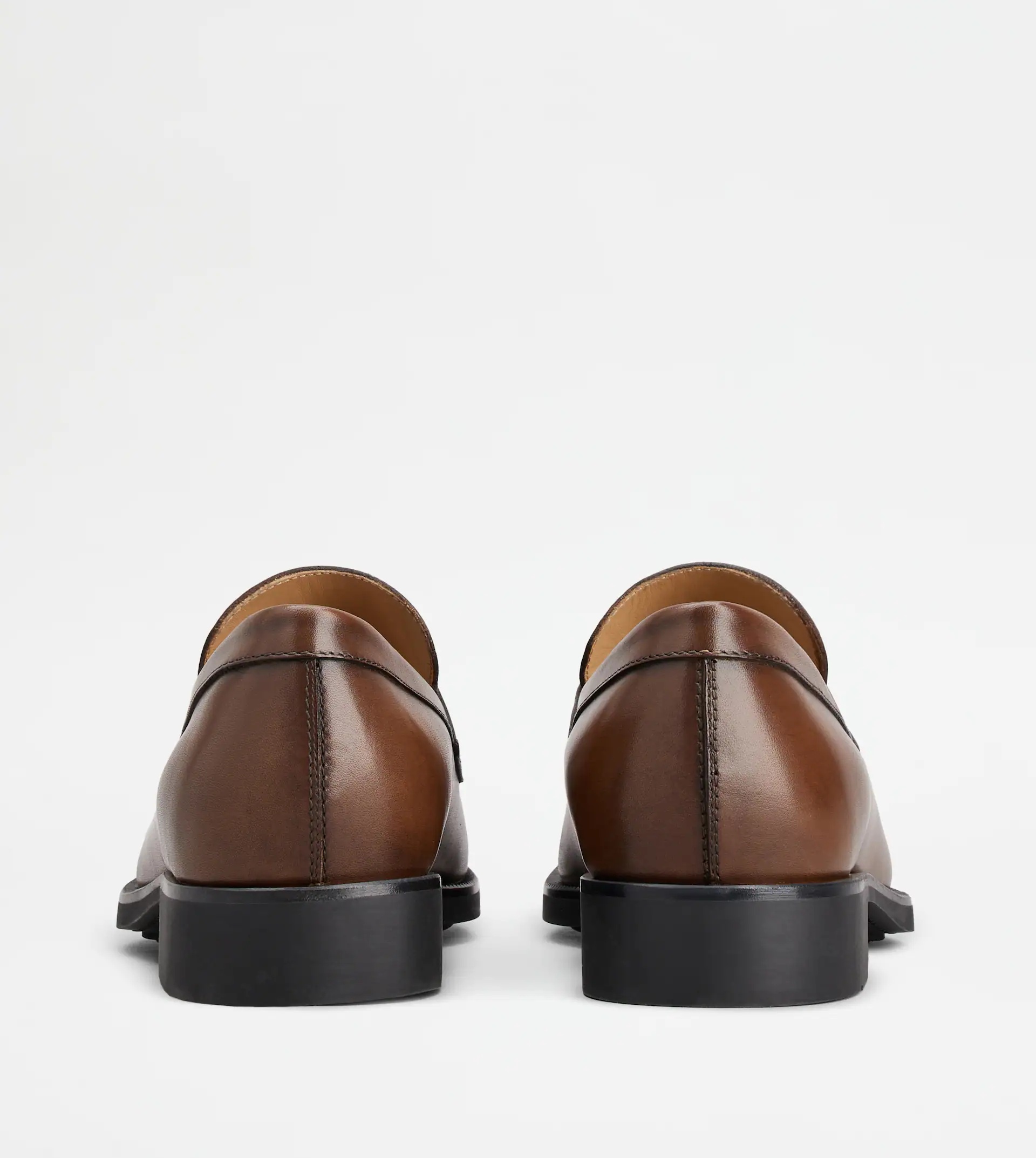 TOD'S LOAFERS IN LEATHER - BROWN - 2