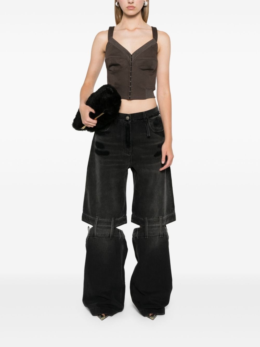 Lunghi high-rise wide-leg jeans - 2