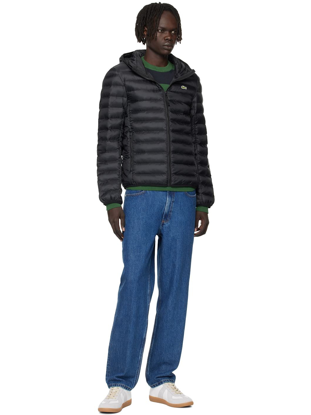 Black LS Light Puffer Jacket - 4